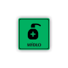 Cedule mýdlo | Piktogram (čtverec)