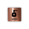 Cedule mýdlo dávkovač | Piktogram (čtverec)