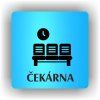 Cedule čekárna – plast (piktogram)