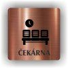 Cedule čekárna – plast (piktogram)