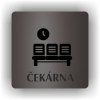 Cedule čekárna – plast (piktogram)