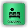 Cedule čekárna – plast (piktogram)