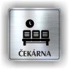 Cedule čekárna – plast (piktogram)