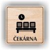 Cedule čekárna – plast (piktogram)