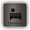 Cedule čekárna – plast (piktogram)