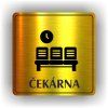 Cedule čekárna – plast (piktogram)
