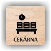 Cedule čekárna – plast (piktogram)