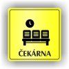 Cedule čekárna – plast (piktogram)