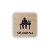 Cedule studovna | Piktogram (čtverec)