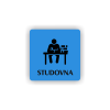 Cedule studovna | Piktogram (čtverec)