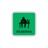 Cedule studovna | Piktogram (čtverec)