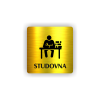Cedule studovna | Piktogram (čtverec)