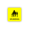 Cedule studovna | Piktogram (čtverec)