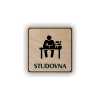 Cedule studovna | Piktogram (čtverec)