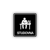 Cedule studovna | Piktogram (čtverec)