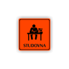Cedule studovna | Piktogram (čtverec)