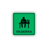 Cedule studovna | Piktogram (čtverec)