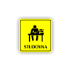 Cedule studovna | Piktogram (čtverec)