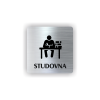Cedule studovna | Piktogram (čtverec)