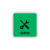Cedule servis | Piktogram (čtverec)