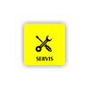 Cedule servis | Piktogram (čtverec)