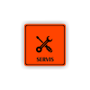 Cedule servis | Piktogram (čtverec)