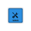 Cedule servis | Piktogram (čtverec)