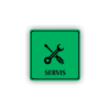 Cedule servis | Piktogram (čtverec)