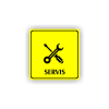 Cedule servis | Piktogram (čtverec)