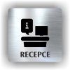 Cedule recepce – plast (piktogram)