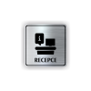 Cedule recepce | Piktogram (čtverec)