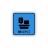 Cedule recepce | Piktogram (čtverec)