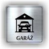 Cedule garáž – plast (piktogram)