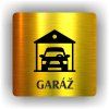 Cedule garáž – plast (piktogram)