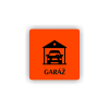 Cedule garáž | Piktogram (čtverec)