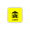 Cedule garáž | Piktogram (čtverec)