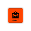 Cedule garáž | Piktogram (čtverec)