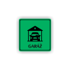 Cedule garáž | Piktogram (čtverec)