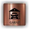 Cedule garáž – plast (piktogram)