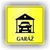 Cedule garáž – plast (piktogram)