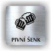 Cedule pivní šenk – plast (piktogram)