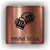 Cedule pivní šenk – plast (piktogram)