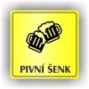 Cedule pivní šenk – plast (piktogram)