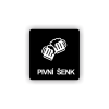 Cedule pivní šenk | Piktogram (čtverec)