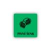 Cedule pivní šenk | Piktogram (čtverec)