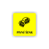 Cedule pivní šenk | Piktogram (čtverec)