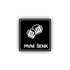 Cedule pivní šenk | Piktogram (čtverec)