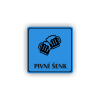 Cedule pivní šenk | Piktogram (čtverec)