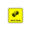 Cedule pivní šenk | Piktogram (čtverec)