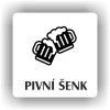 Cedule pivní šenk – plast (piktogram)